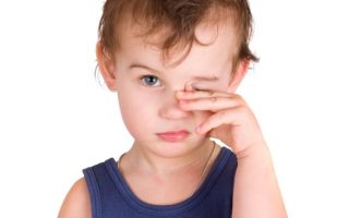 Причины и лечение болезней у ребенка с насморком и слезотечением