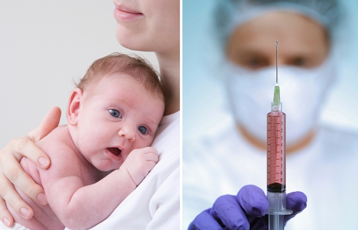 Вакцинация ребенка в роддоме